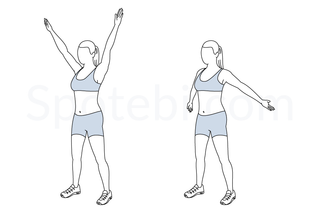 Big Arm Circles  Illustrated Exercise Guide