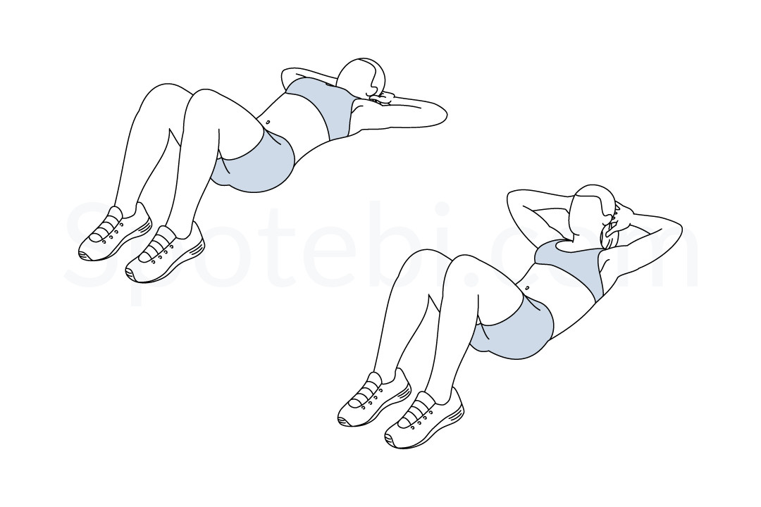 Crunches  Illustrated Exercise Guide