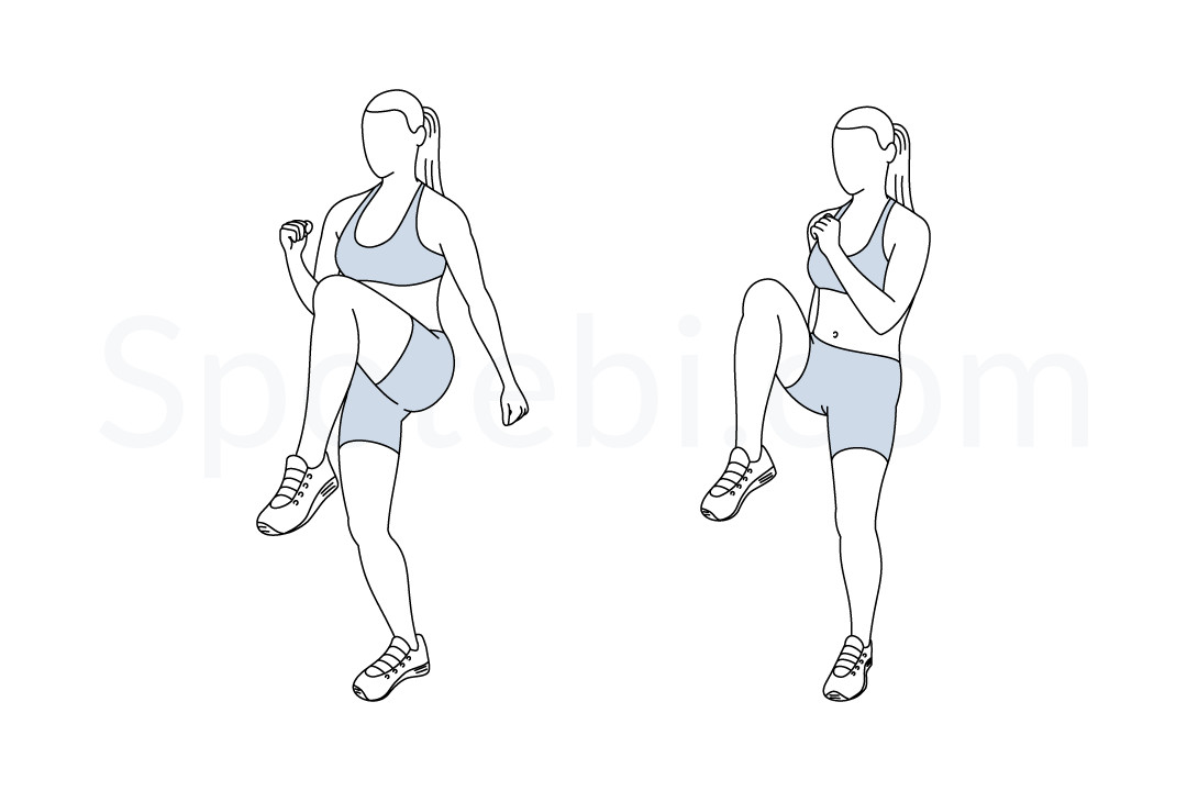 High Knees | Illustrated Exercise Guide