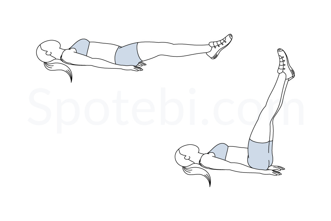 Leg Lifts Exercise