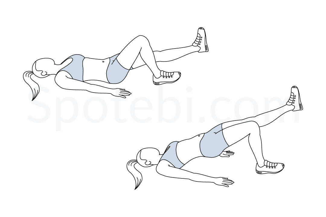 Bridge with Leg Extension Workout: Strengthens the Glutes and Quadrice