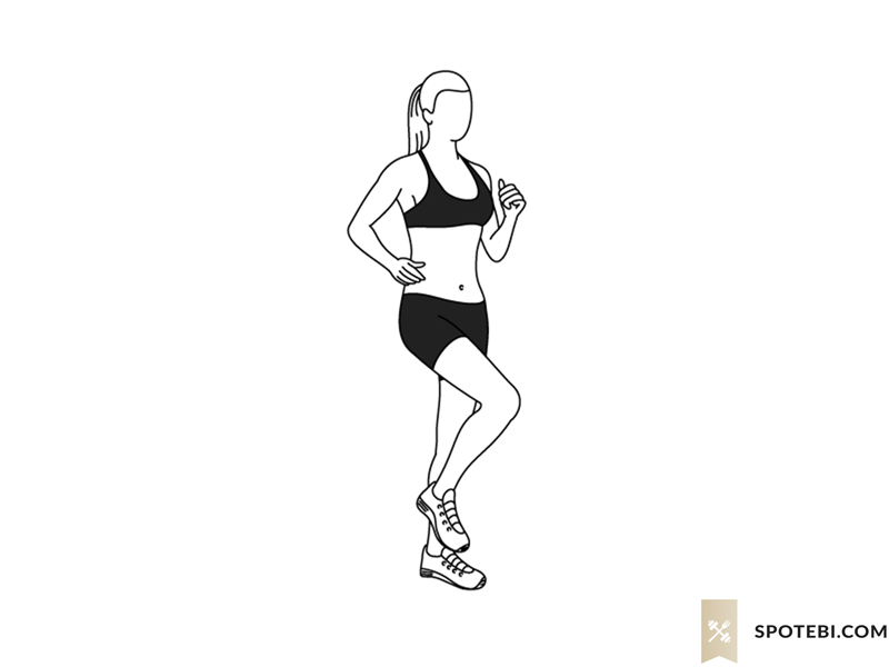 March In Place Illustrated Exercise Guide March In Place Illustrated Exercise Guide