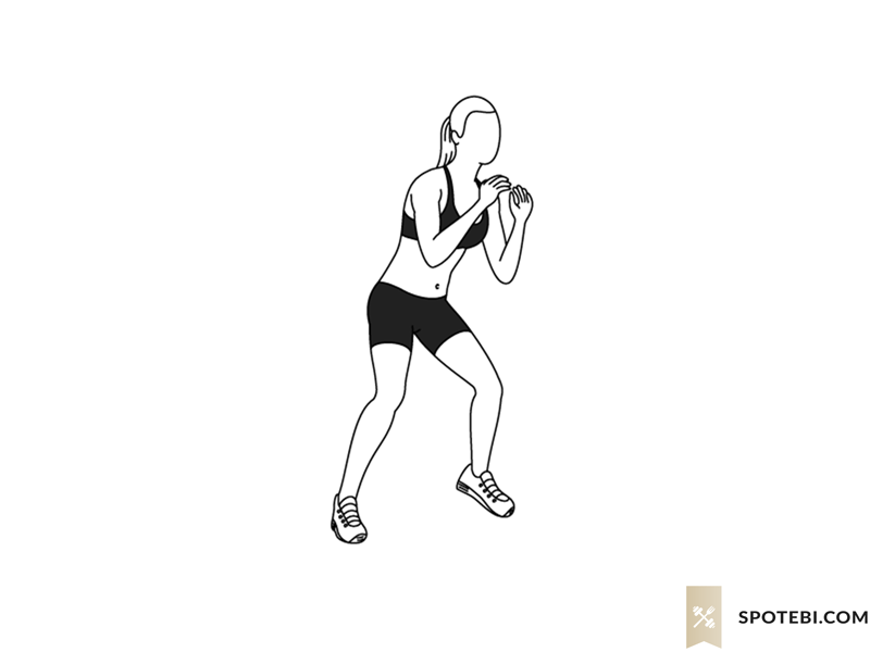 Quick feet exercise guide with instructions, demonstration, calories burned and muscles worked. Learn proper form, discover all health benefits and choose a workout. https://www.spotebi.com/exercise-guide/quick-feet/