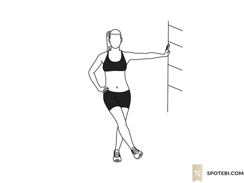 Lateral leg swings exercise guide with instructions, demonstration, calories burned and muscles worked. Learn proper form, discover all health benefits and choose a workout. https://www.spotebi.com/exercise-guide/lateral-leg-swings/