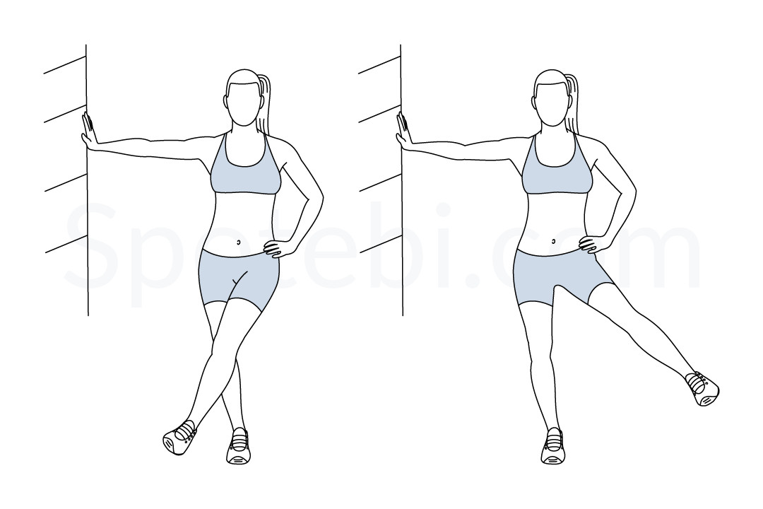 Lateral Leg Swings  Illustrated Exercise Guide