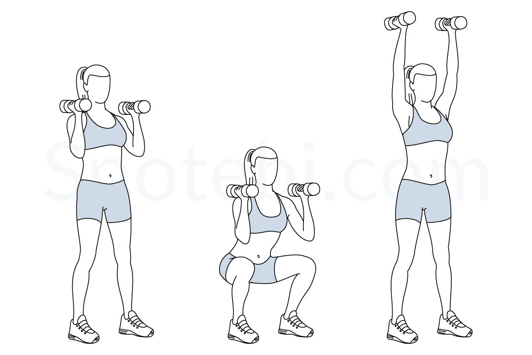 Hip thrust exercise instructions and video demonstration