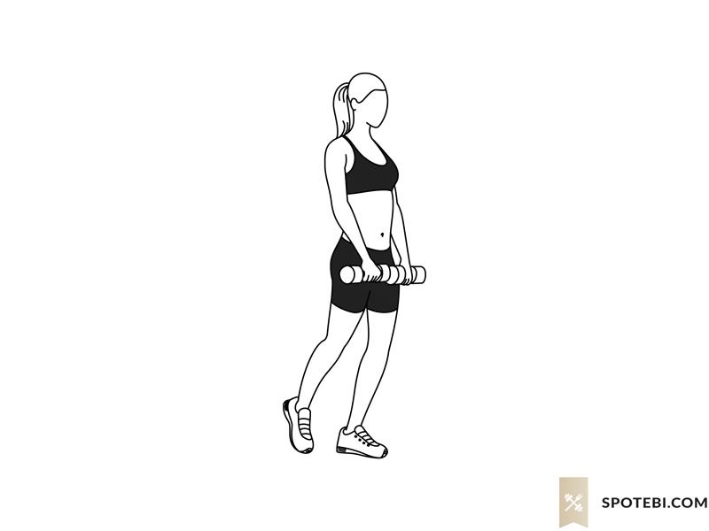 Legs, Butt and Hip Extension Workout animated gif