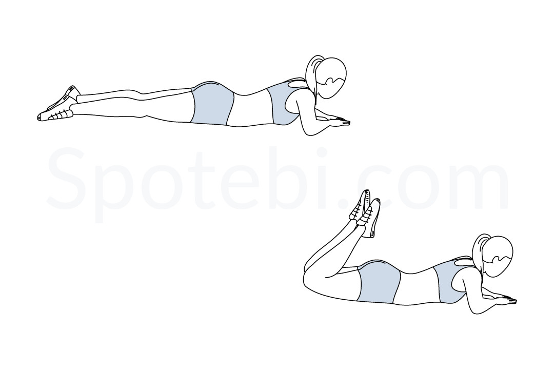 Lying Hamstring Curls  Illustrated Exercise Guide