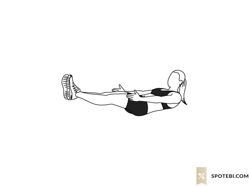 V Sit Illustrated Exercise Guide