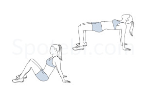 Core Control Rear Lunge  Illustrated Exercise Guide