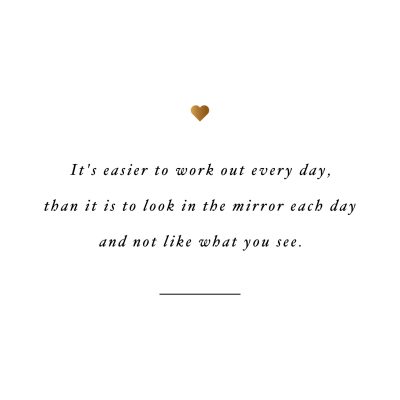 Love your reflection! Browse our collection of inspirational exercise quotes and get instant weight loss and training motivation. Transform positive thoughts into positive actions and get fit, healthy and happy! https://www.spotebi.com/workout-motivation/love-your-reflection-weight-loss-motivation-quote/