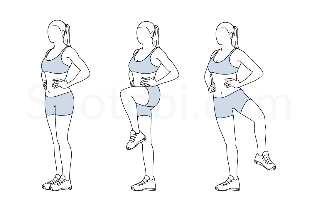 Standing Inner Thigh Stretch