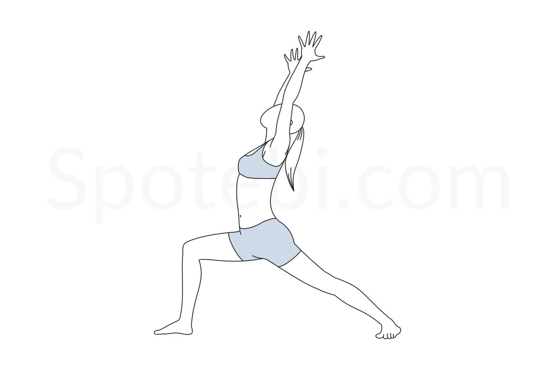 Warrior I Pose  Virabhadrasana I