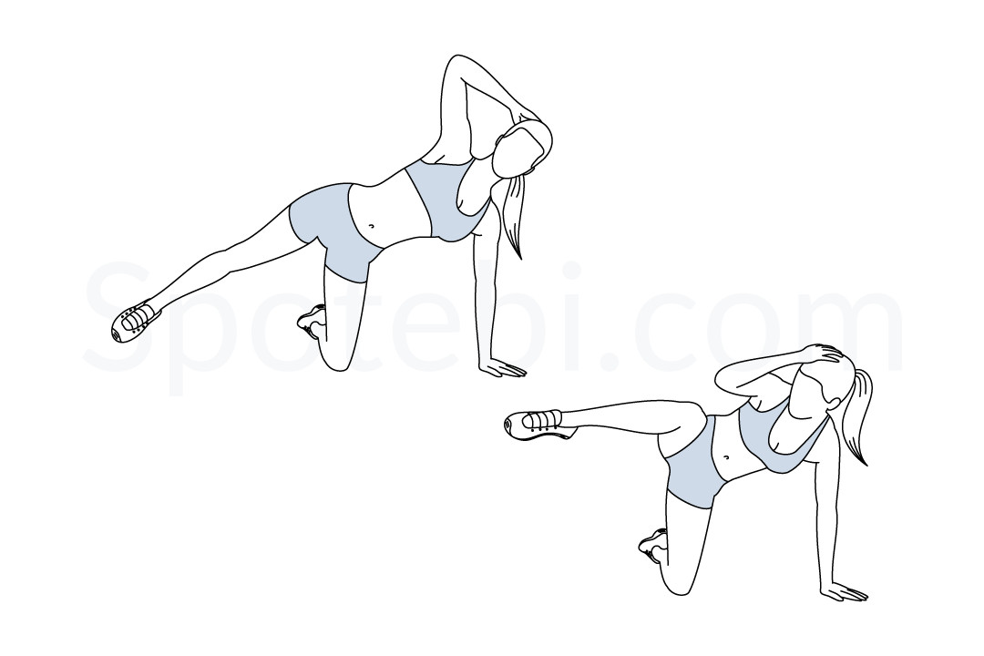 Triangle Crunch | Illustrated Exercise Guide