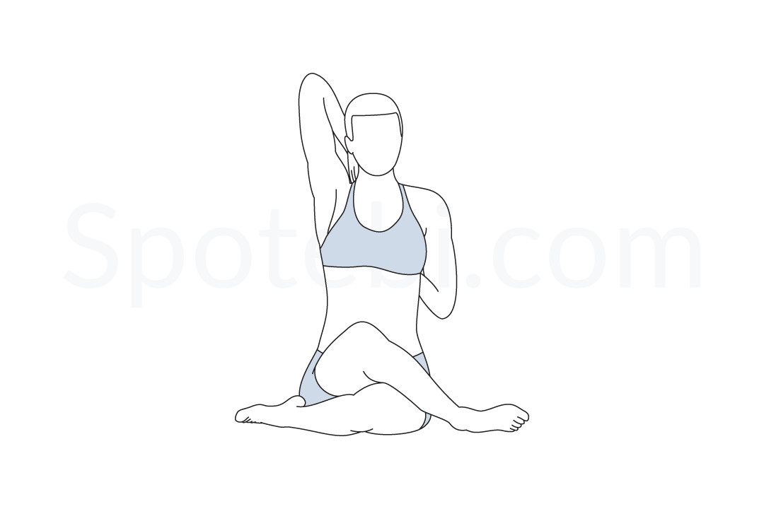Cow Face Pose | Gomukhasana