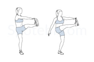 Kick crunch exercise guide with instructions, demonstration, calories burned and muscles worked. Learn proper form, discover all health benefits and choose a workout. https://www.spotebi.com/exercise-guide/kick-crunch/