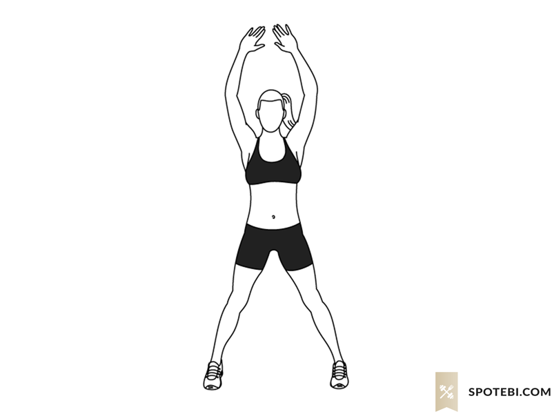 Scissor steps workout online