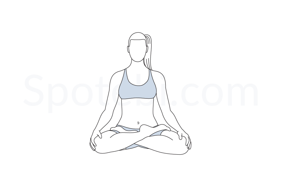 Lotus Pose Drawing