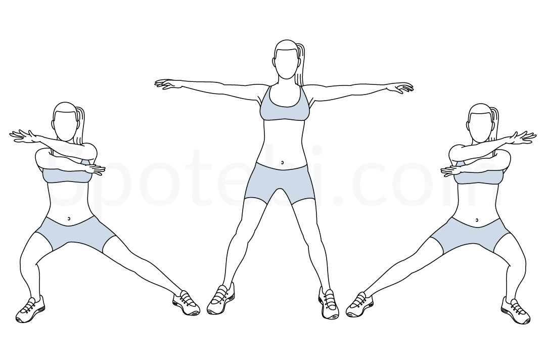Jumping Jacks Illustrated Exercise Guide