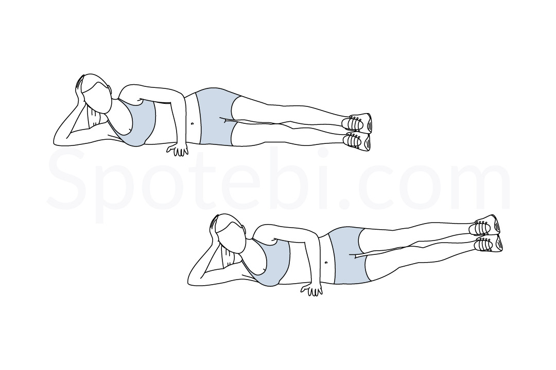 Side Leg Lifts  Illustrated Exercise Guide