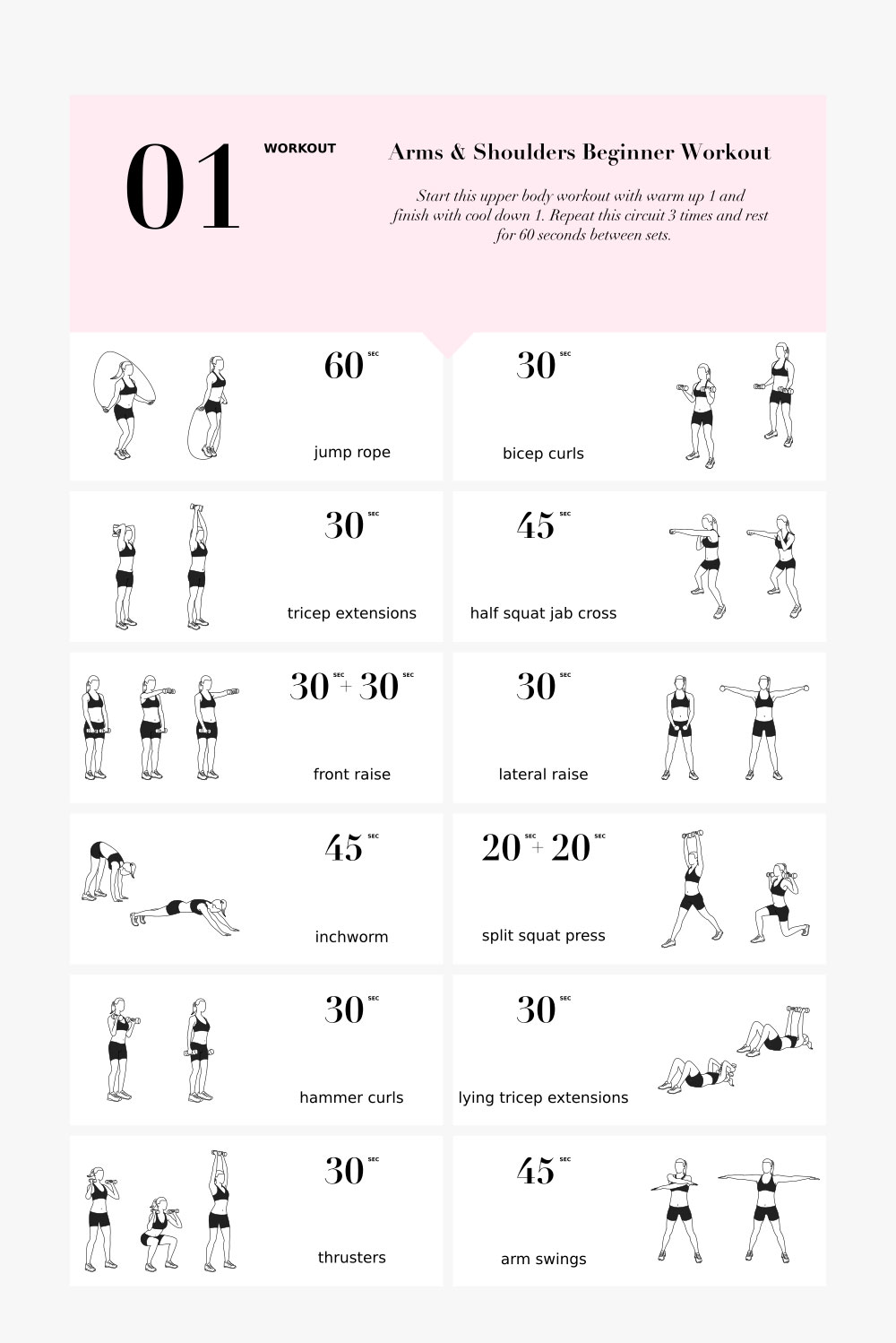 Arms and Shoulders Beginner Workout