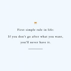 Go After What You Want | Self-Love And Fitness Inspiration Quote / @spotebi