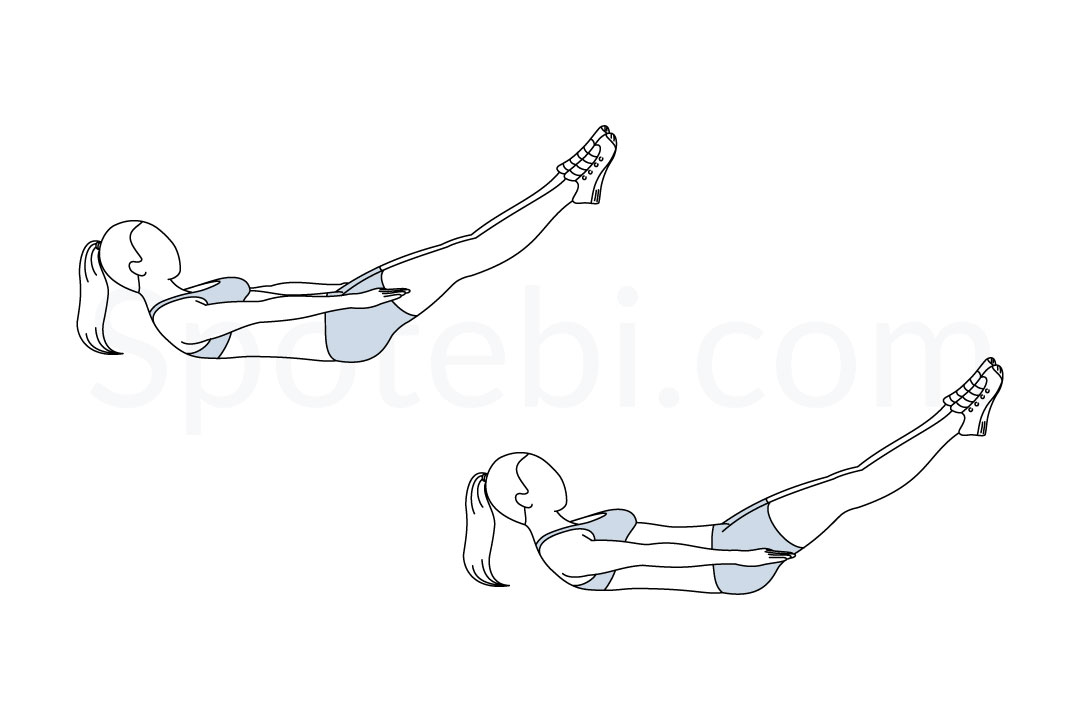 Pilates Hundred  Illustrated Exercise Guide