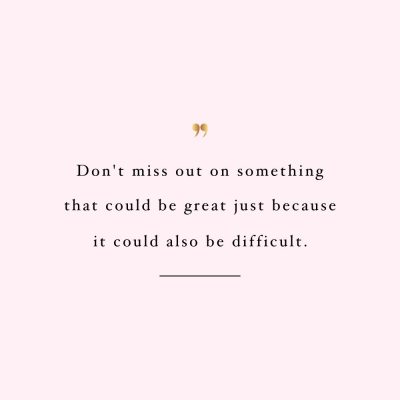 Don't Miss Out | Inspirational Health And Wellness Quote / @spotebi