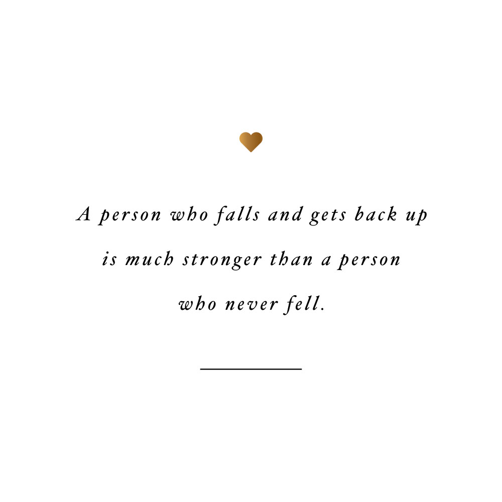 Falling makes you stronger! Browse our collection of motivational health and wellness quotes and get instant training and healthy eating inspiration. Stay focused and get fit, healthy and happy! https://www.spotebi.com/workout-motivation/falling-makes-you-stronger/