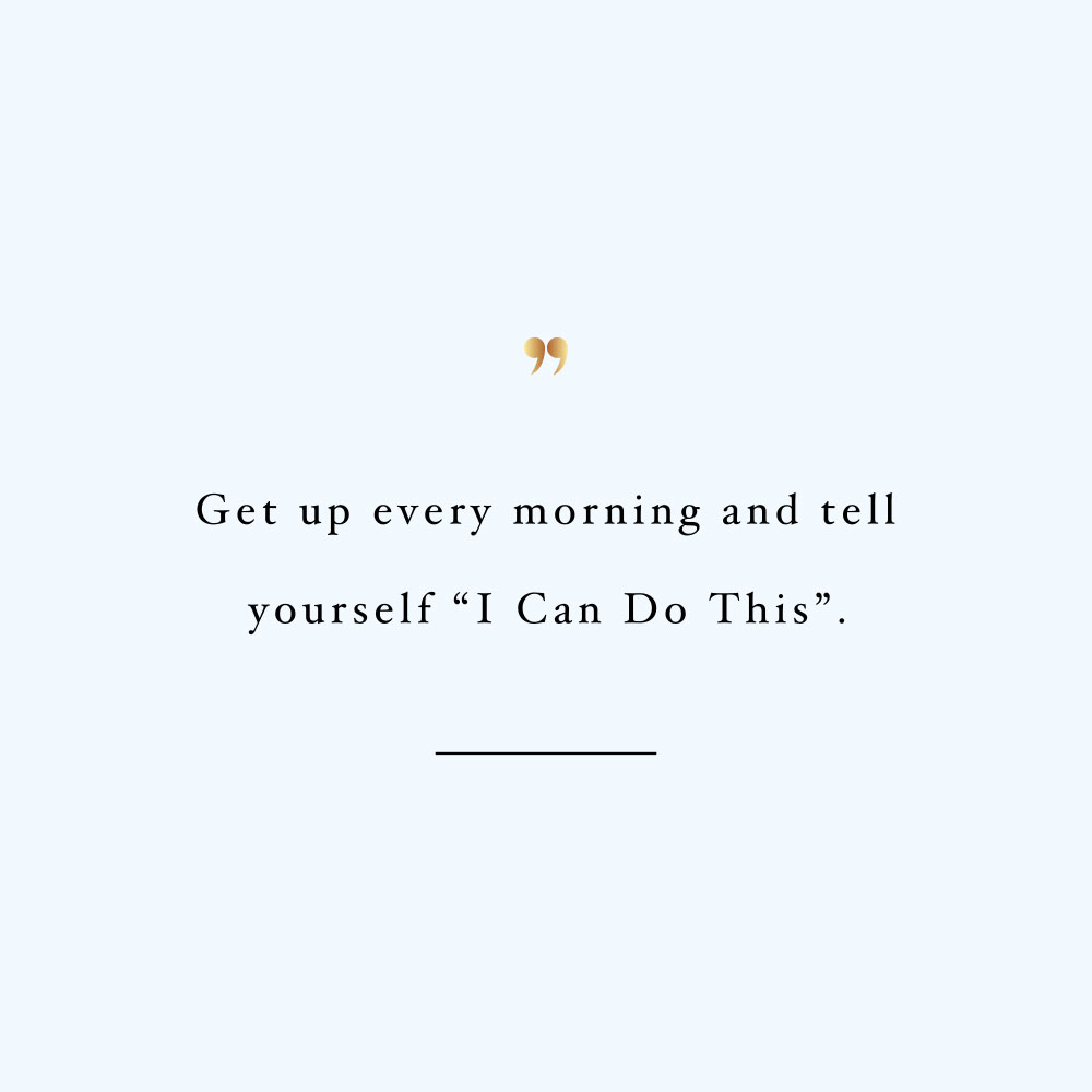 I can do this! Browse our collection of inspirational self-love and exercise quotes and get instant fitness and healthy lifestyle motivation. Stay focused and get fit, healthy and happy! https://www.spotebi.com/workout-motivation/i-can-do-this/