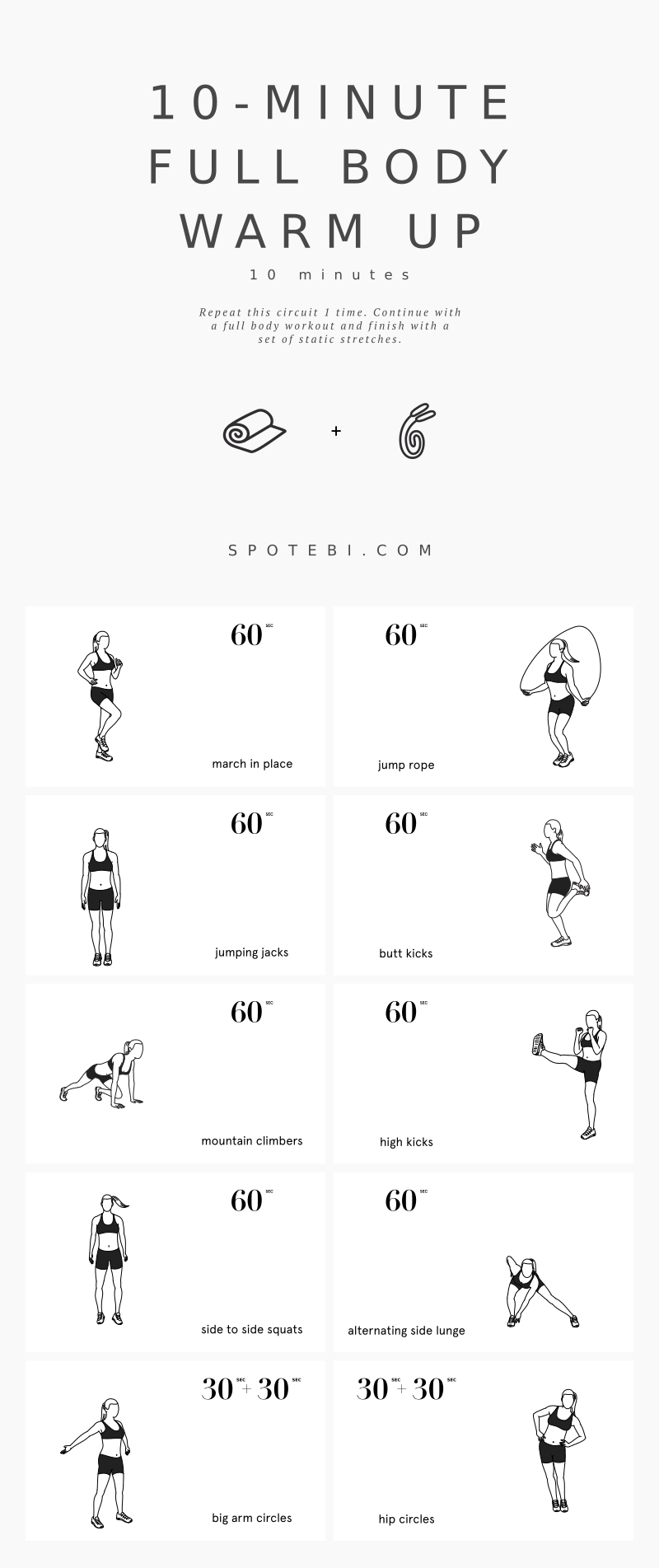 10 Minute Full Body Warm Up 10 Minute Full Body Warm Up