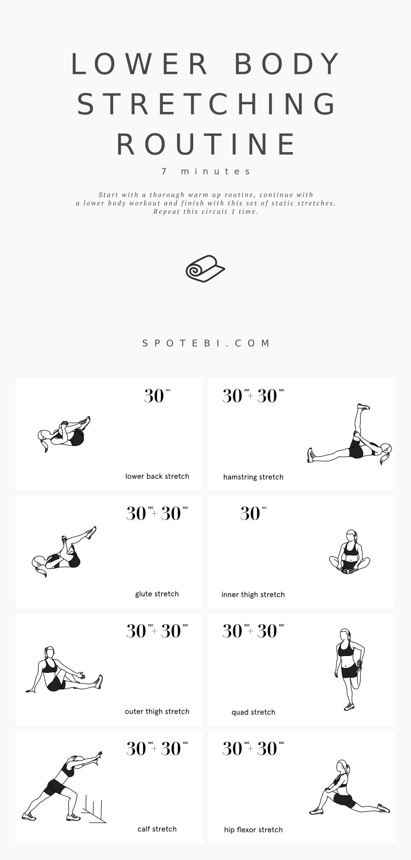 Lower Body Stretching Routine