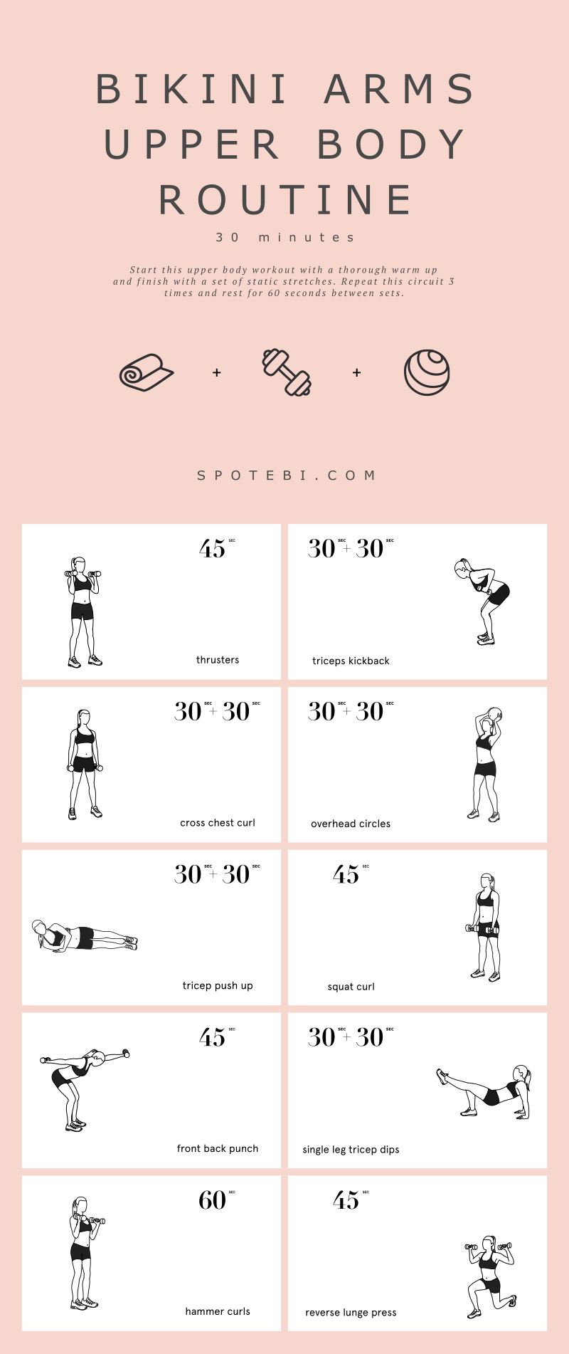 Sculpt your arms: at-home superset dumbbells workout - Women's Fitness